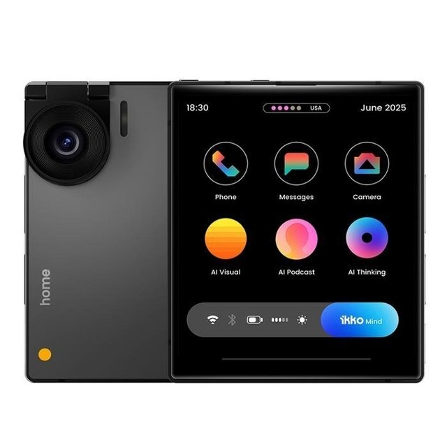 iKKO 잇코 마인드원 K Pro 256GB 자급제 젯블랙 AI폰 180도 플립카메라