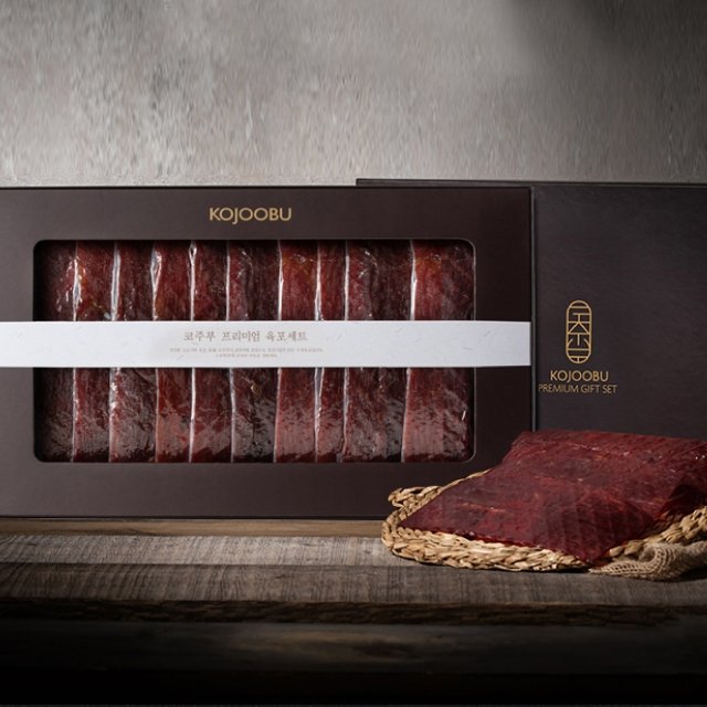 코주부 프리미엄 육포 세트 500g + 쇼핑백  포함