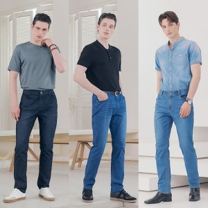 뱅뱅 23SS 여름 신상 남성 라이크라 쿨 데님 3종