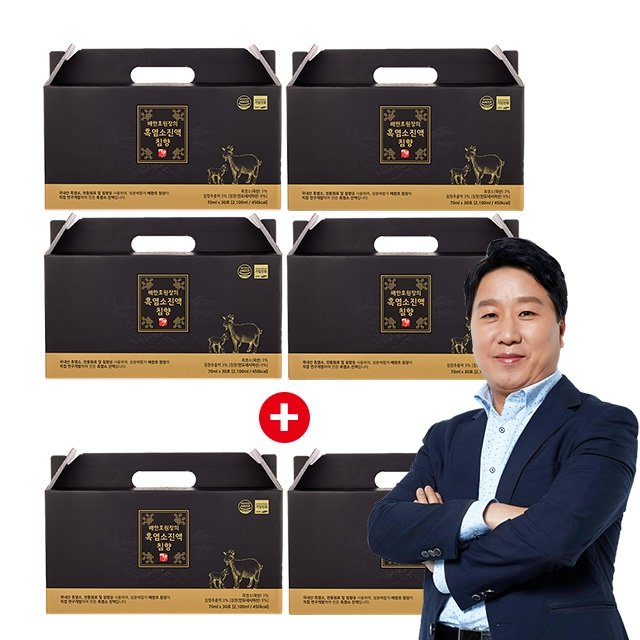 [단독구성] 배한호 원장의 흑염소진액 침향 6박스(180포)