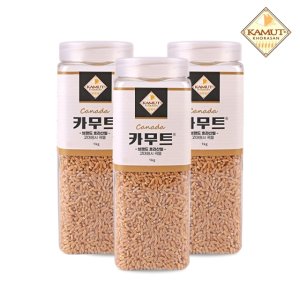 고대곡물 정품 카무트 쌀 1kg X 3개 (용기)
