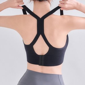 [어나더디] 1+1 뒷트임 바디 서포트 스포츠 브라탑 가슴보정 볼륨업 풀샷 브라