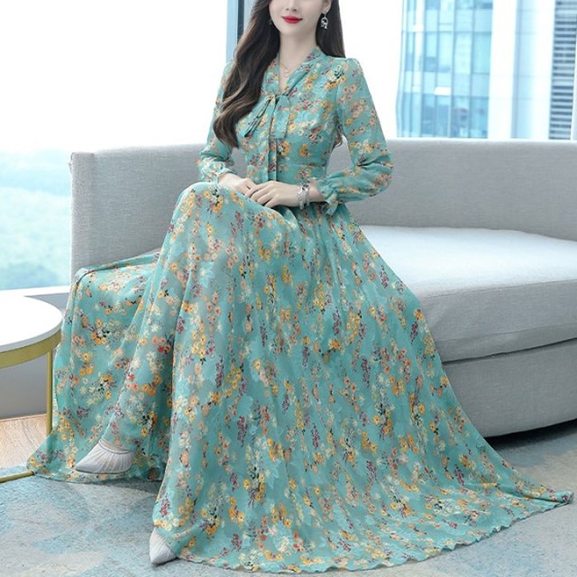 [루미루나]마르엘라리본롱원피스