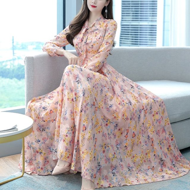[루미루나]마르엘라리본롱원피스