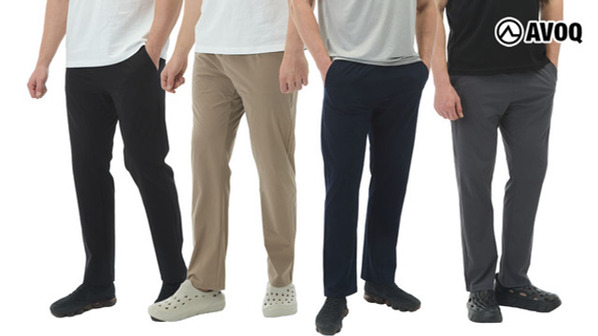 [시장파격가] 아보크 26SS 초특가! 기능성 나일론 스트레치 팬츠 4종, 남성