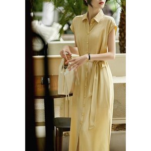 [비니브] 프렌치 슬릿 원피스