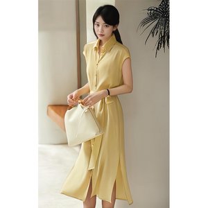 [비니브] 프렌치 슬릿 원피스