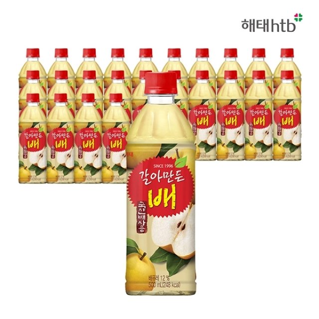 [해태음료] 갈아만든 배 500ml x 24개