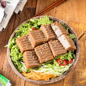 [맛잇다] 묵장명인의 국산 도토리묵 2팩 + 양념장 2개