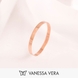 바네사베라 14K 1푼 평반지