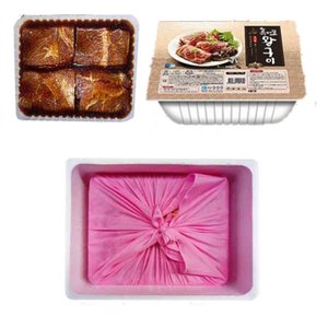 엄마손 흑마늘 돼지왕구이-1박스(1.4kgx10팩) 40대무뼈갈비40인분,돼지갈비,양념갈비,선물세트