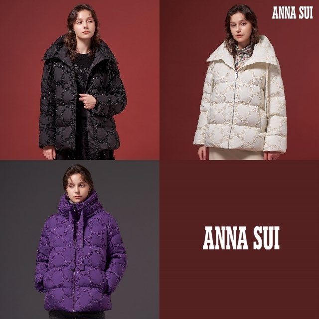 안나수이 메탈 자수 구스 다운 1종