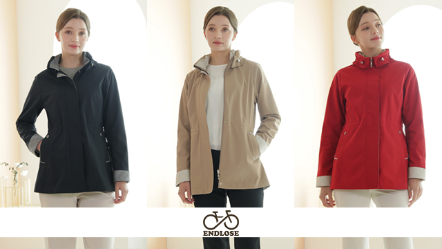 26SS 엔드로제 체크셔링 트렌치 1종