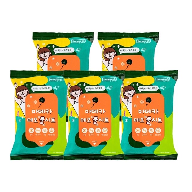 [동국제약] 마데카 데오 쿨시트 15매 5개