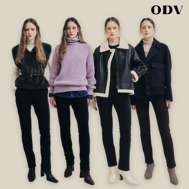 25FW ODV 밍크기모 슬림핏 팬츠 4종