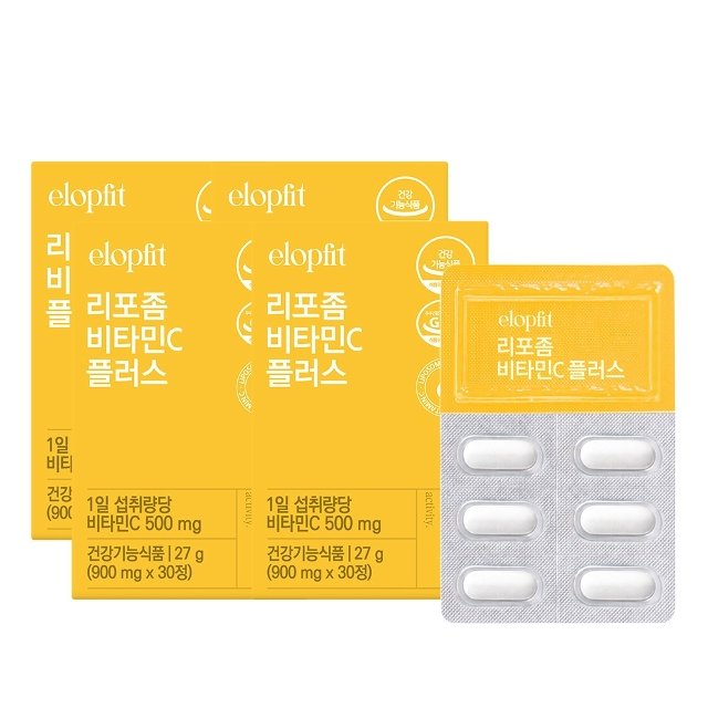 [이롭핏] 리포좀 비타민C 플러스 30정X4박스 (4개월분)