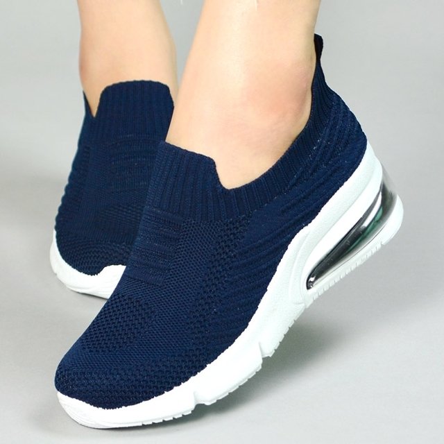 [슬레진저]여성 키높이효과 삭스에어슬립온 SL327 6종택1