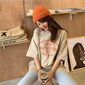 [샵앤] 여성 라운드 박스 오버핏 6종 반팔티 WON-WSH-WFIWOKG