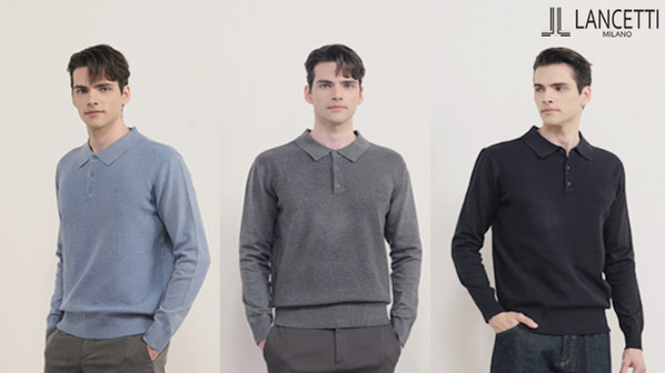 란체티 남성 긴팔 카라티 3종