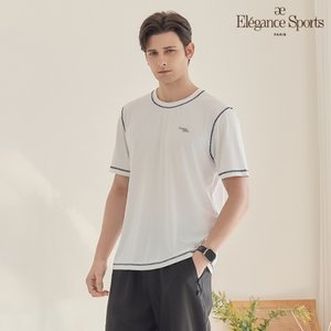 [Elégance Sports] 26SS 남성 냉감 기능성 쿨 메쉬 라운드 티셔츠 4종