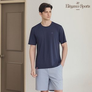 [Elégance Sports] 26SS 남성 냉감 기능성 쿨 메쉬 라운드 티셔츠 4종