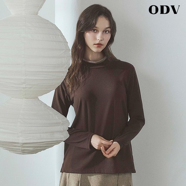 [쇼핑엔티 단독 / 수량비상] 26FW ODV 데일리 웜 기모 티셔츠 5종