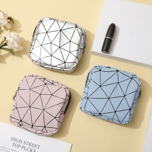 휴대용 화장 품 미니 파우치 생리대 보관 방수 가방 (WFI3FSR)