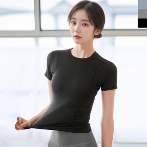 [샵앤] 여성 골프 테니스 스포츠 슬림 반팔 티셔츠 WDM-WSH-NKJNMTDX40