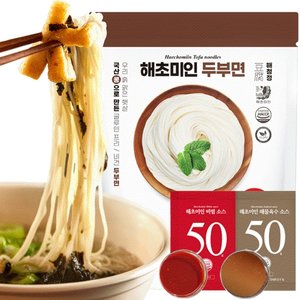 해초미인 두부면세트 20인분(면20봉+해물육수10봉+비빔10봉)