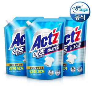 액츠 퍼펙트 실내건조 세탁세제(겸용) 1.5Lx3개