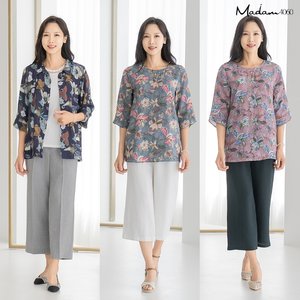 25SS 마담4060 풍기인견 자켓+블라우스 세트