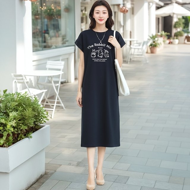 쉐바 레빗 스판 원피스 3종