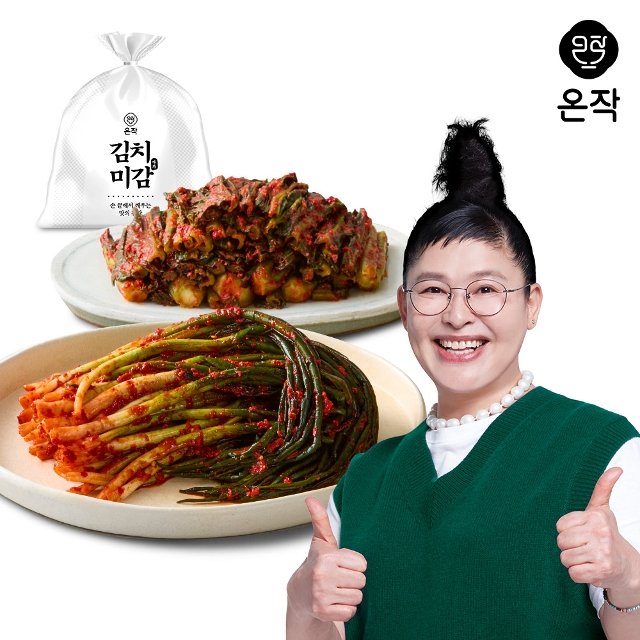 [온작] 이영자 파김치 1kg+갓김치 1kg(총2kg)