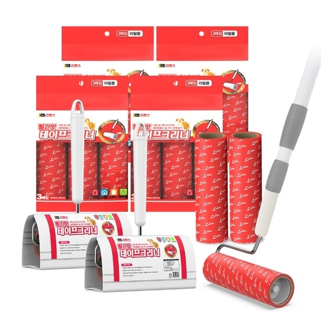 리벤스 빨간맛 돌돌이 크리너 풀세트(선택1)