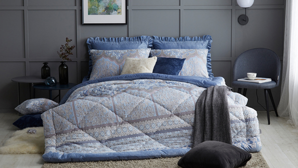 [SK]벨라하우스 극세사 침구 3종세트(이불 + 토퍼 + 베개커버 2장)