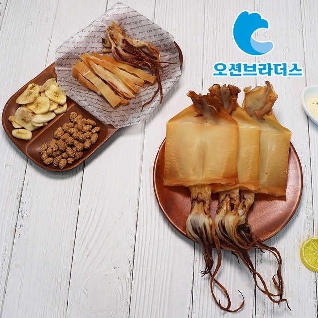 바로먹는 촉촉 순살오징어 2미x3팩(총6미)