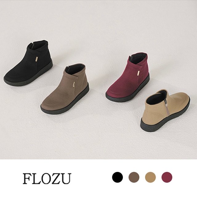 24FW [플로쥬] 메리노 울 비비 앵클 부츠