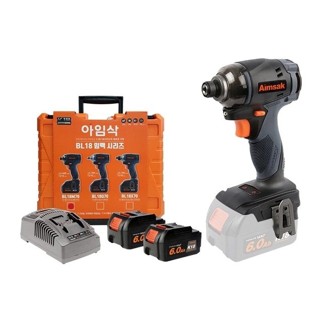 아임삭 BL모터 BL18M706 충전임팩드라이버 18V 6.0AH (WF25ACF)