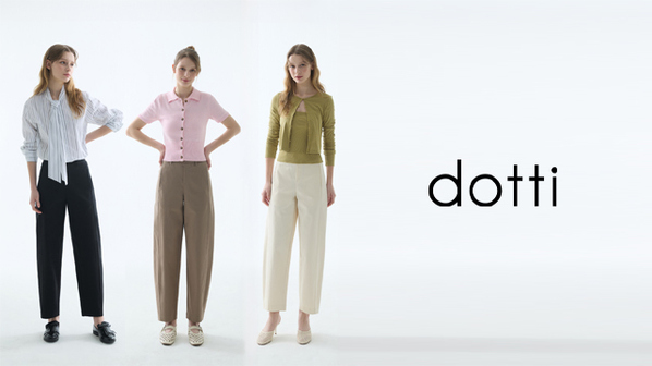 26SS 도티 스트레치 배럴 팬츠 여성 3종 (D6RBW)