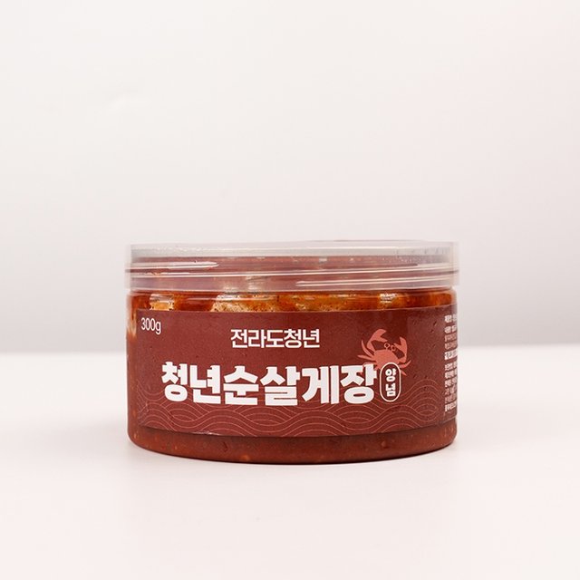 [전라도 청년] 밥도둑 간편 청년 양념순살게장 300g