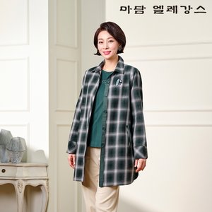 25SS 마담엘레강스 체크러브 앙상블 (자켓+블라우스)