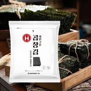 [제철식품] 해농 진도산 세번구운 곱창김 200매10매x20봉
