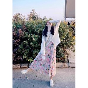 비니브칸타나 플리츠 스커트