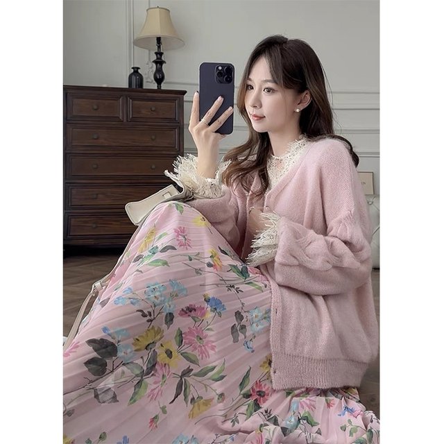 비니브칸타나 플리츠 스커트