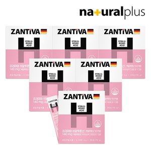 독일 잔티바 프리미엄 히알루론산140mg 30포 6박스 / 피부보습 저분자피쉬콜라겐