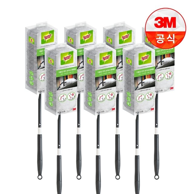 [3M]뉴 다용도 먼지떨이/브러쉬 롱핸들 + 리필 2입 X 7개