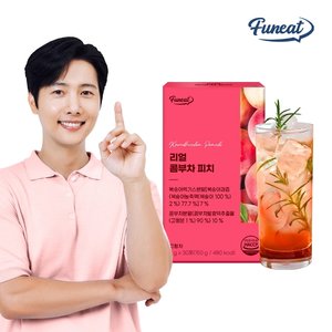 퍼니트 발효탄산 유산균 리얼 콤부차 피치맛 1박스 (1개월분)