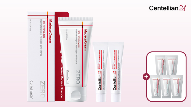 [본사직영] 센텔리안24 (대용량) 마데카크림 타임리버스 제로 80ml 1개 + 15ml 2개