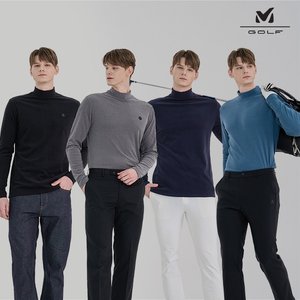 밀레골프 24FW 최신상! 듀얼웜 양면기모 모크넥 4종, 남성