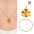 골드앤 순금 24K 샤이닝 클로버 팬던트+샤이닝 테니스 팔찌(24K 팬던트+브라스 테니스 팔찌)